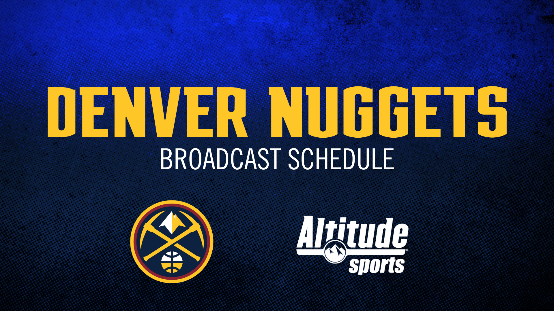 202223 Denver Nuggets TV Schedule Altitude Sports