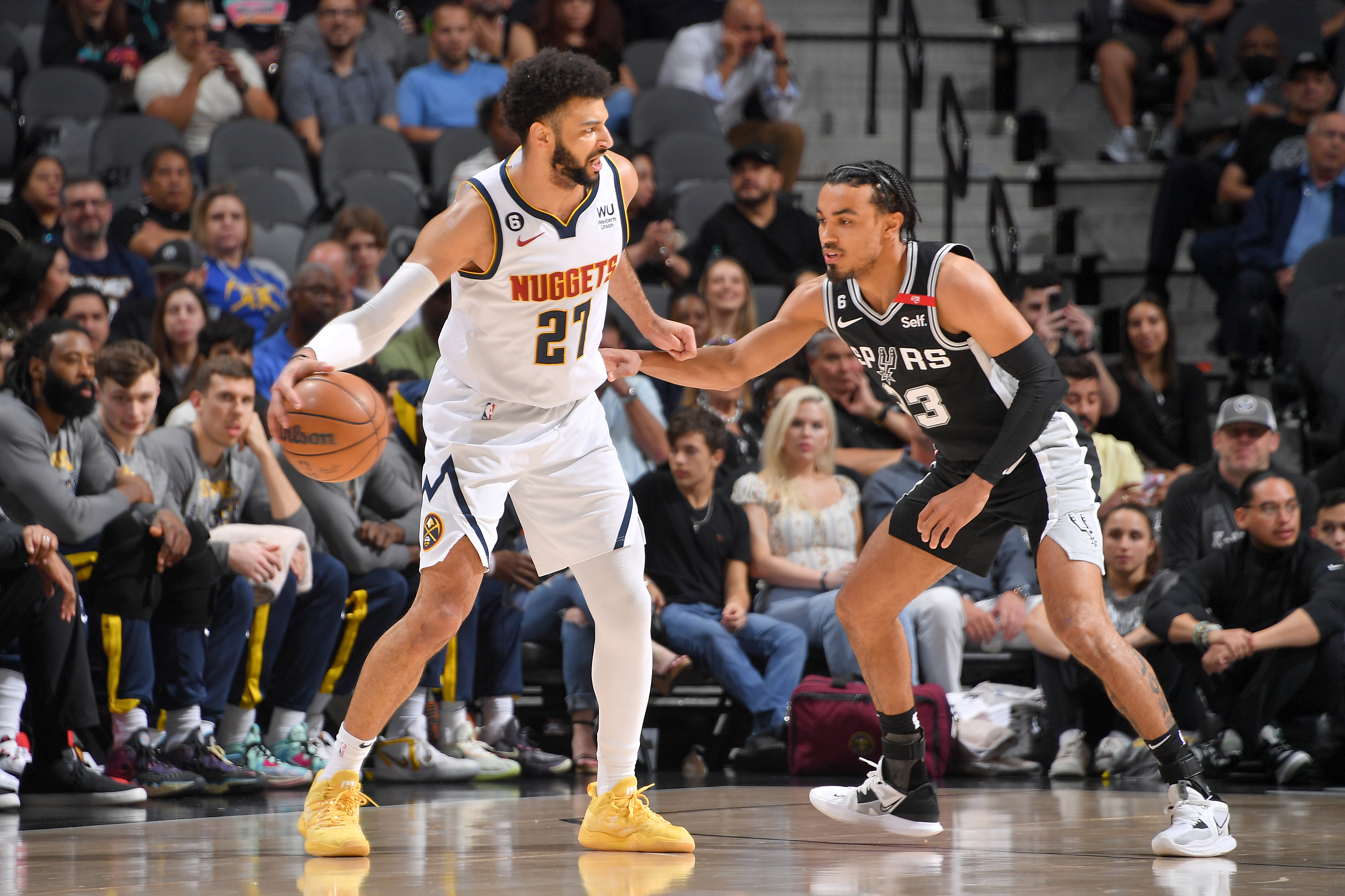 Toyota Game Recap Nuggets 120 128 Spurs Altitude Sports